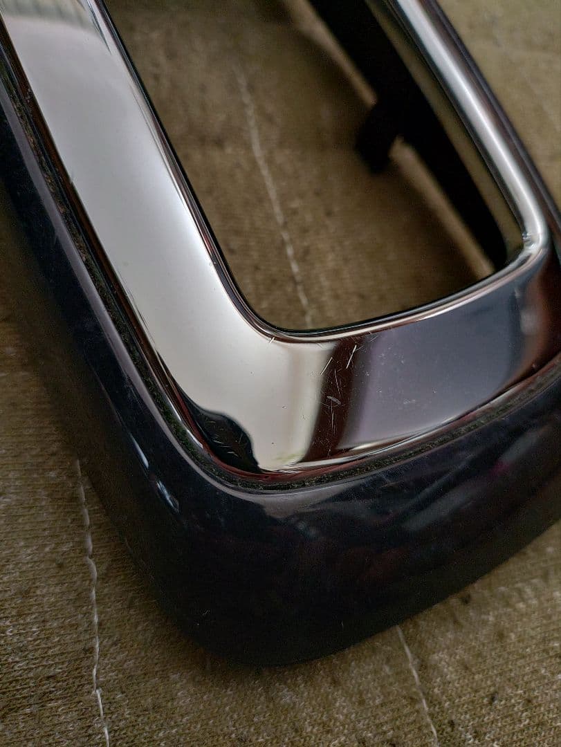 ミラジーノ　シフトパネル　黒木目