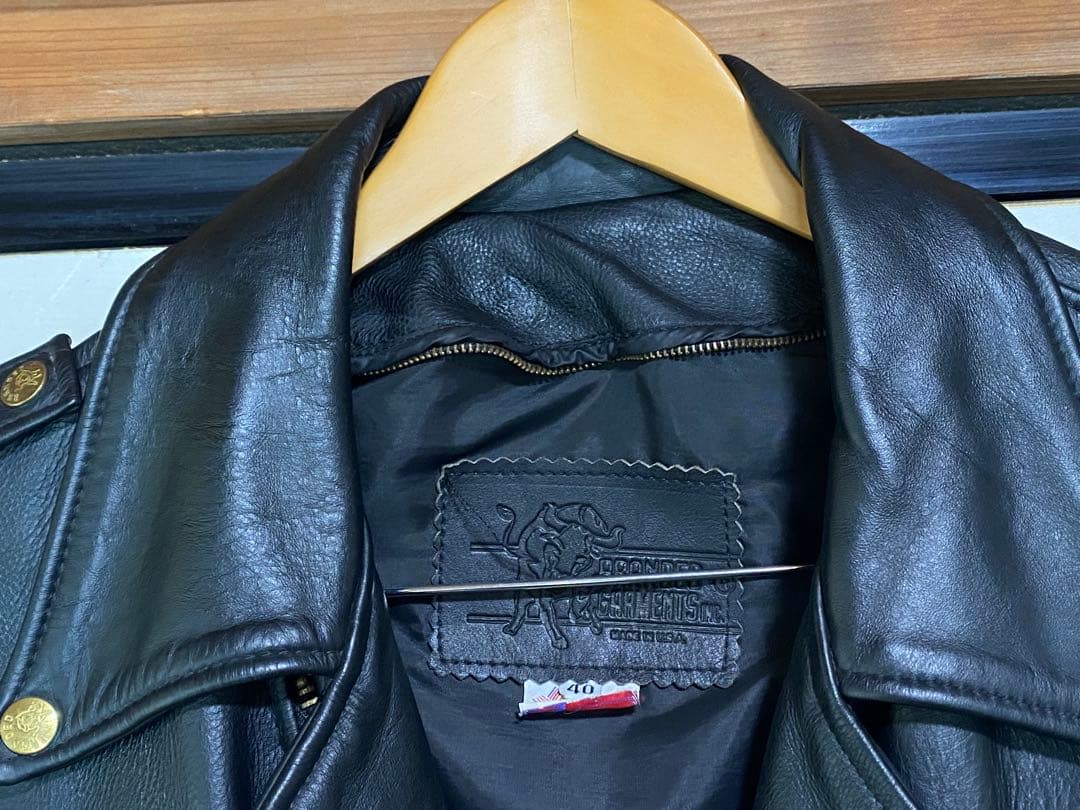 ✨最終値下げ✨BRANDEDGARMENTSレザーライダースジャケット
