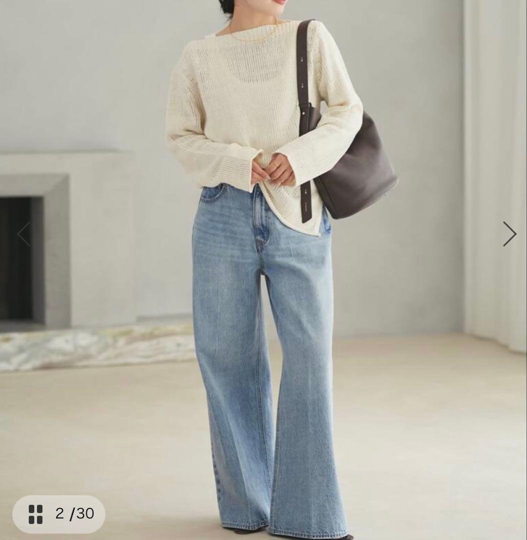 Plage soft デニムパンツ　36