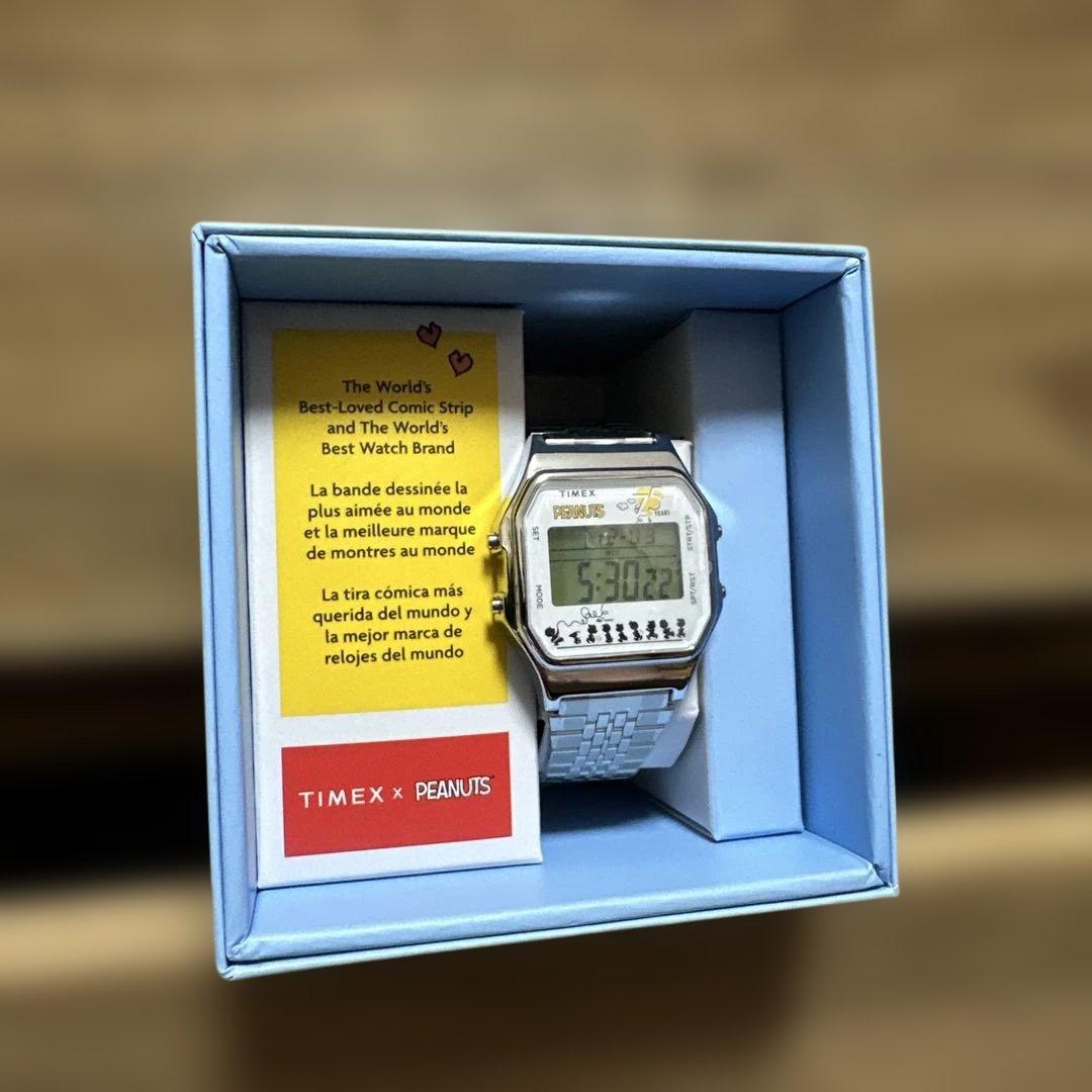 【75周年限定モデル/海外限定】TIMEX × Peanuts 34mm 腕時計