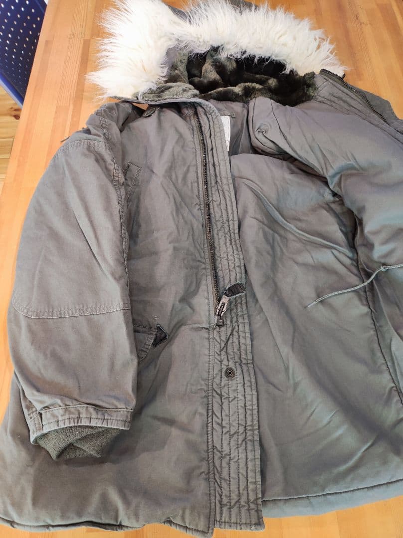 00s 米軍 実物 N-3Bフライトジャケット　貴重なS　USED