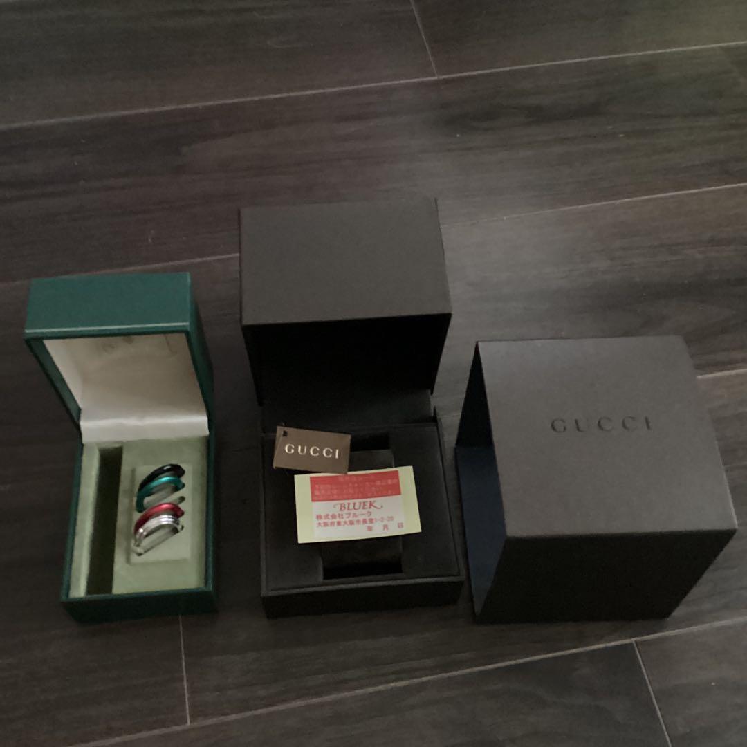GUCCI チェンジベゼルケース&リング4点付きとグッチの時計ケースのまとめ売り