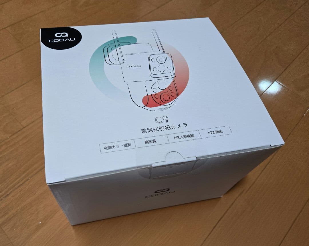【新品・未開封】COOAU C9 防犯カメラ