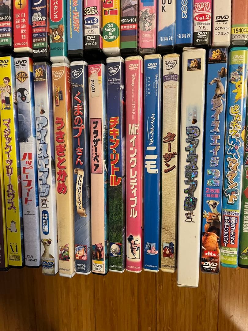 ディズニーなど子供向け　DVD まとめ売り　100本以上　未検品