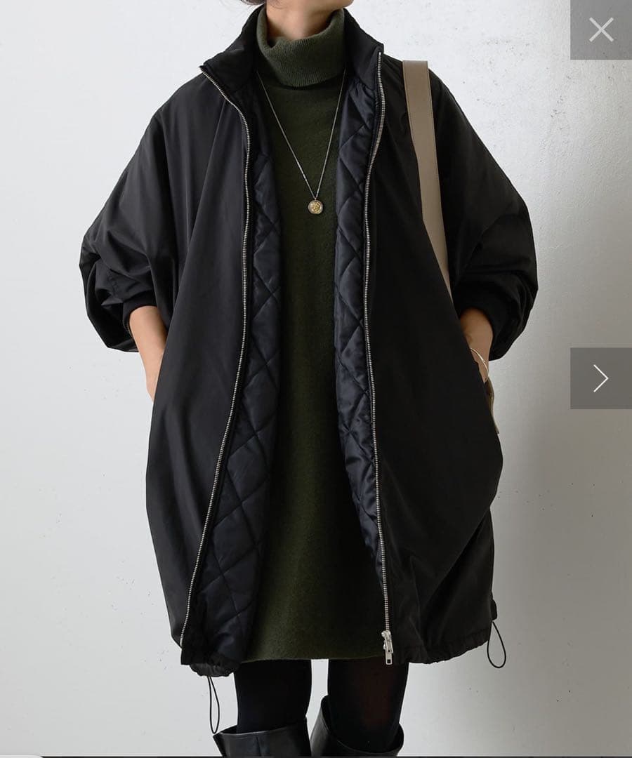 未使用◼︎BEARDSLEY 中綿ビッグポンチョコート