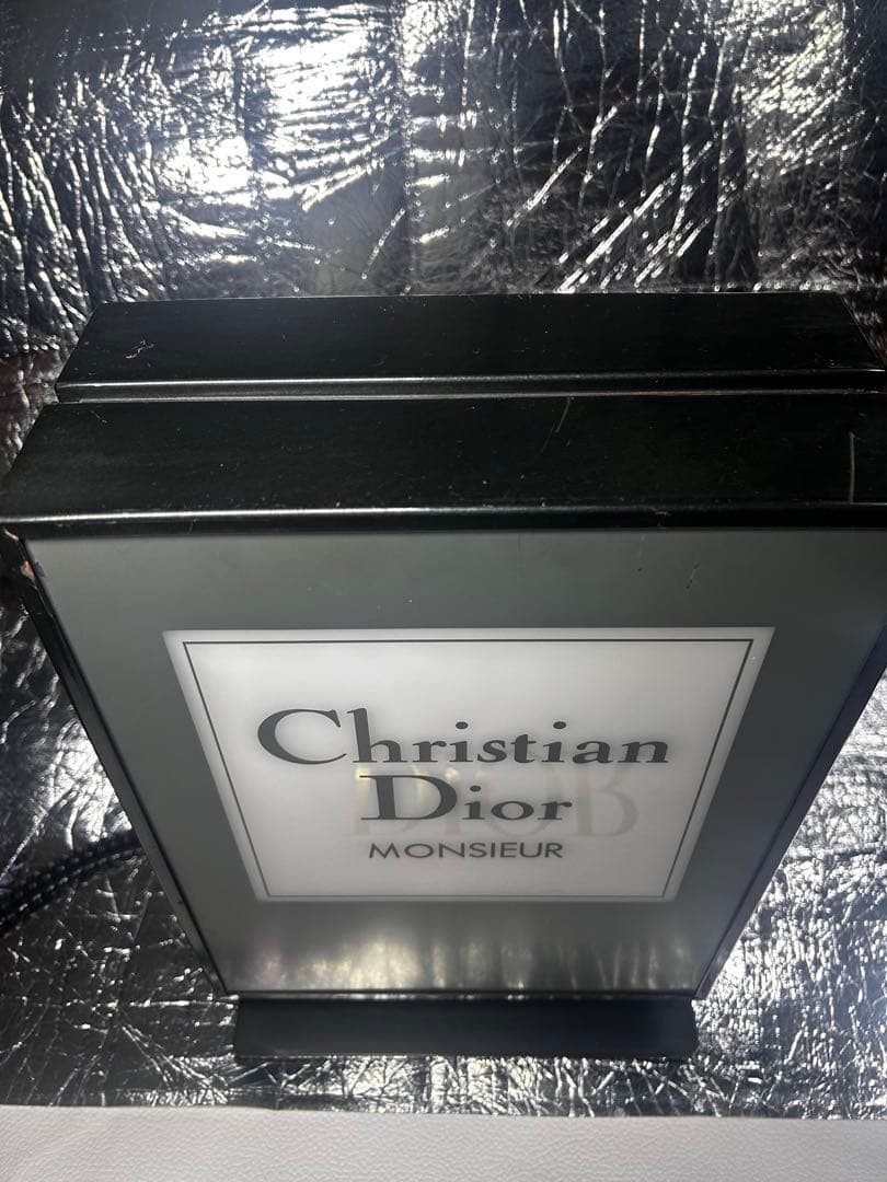 s*0様 ⭐️幻⭐️非売品⭐️クリスチャンディオールDIOR看板ライト　ネオンヴ