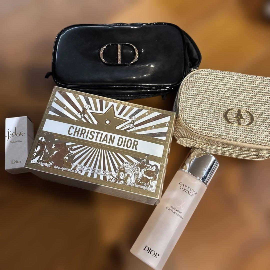 お買い得！Dior ホリデーポーチ ジャドールミニ香水　カプチュールローション他