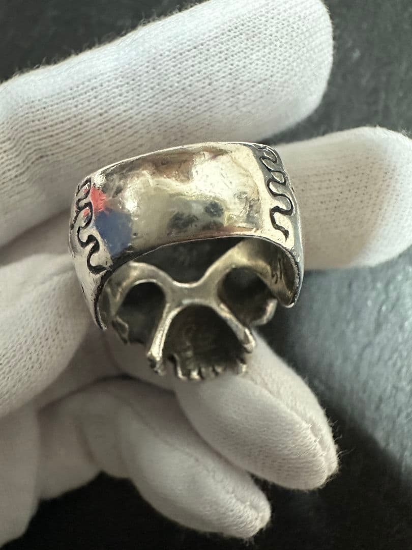 廃盤 重量級 レア ラットレース ファイティングスカルリング。18号