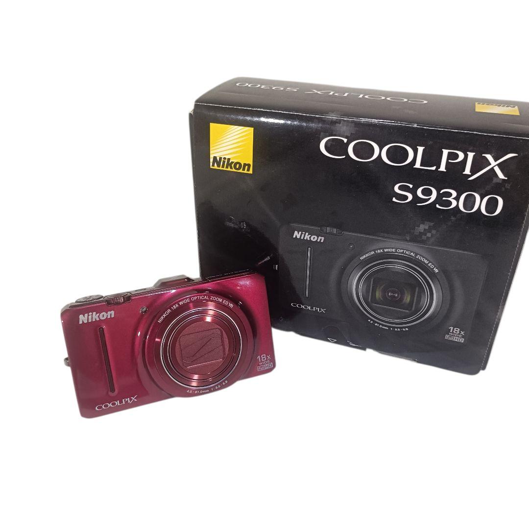 Nikon COOLPIX S9300 レッド 動作確認済 コンパクトデジカメ