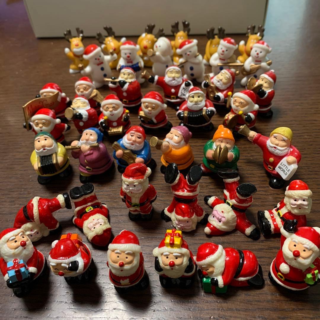 サンタクロース トナカイ雪だるまフィギュア42体 コレクション　クリスマス　置物