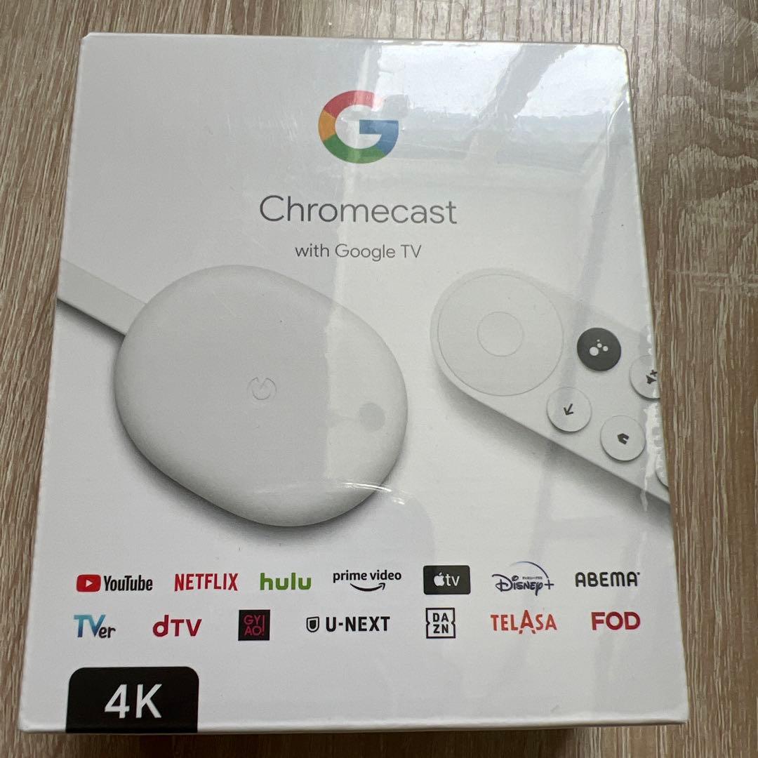 新品未開封 Chromecast with Google TV 4K ホワイト