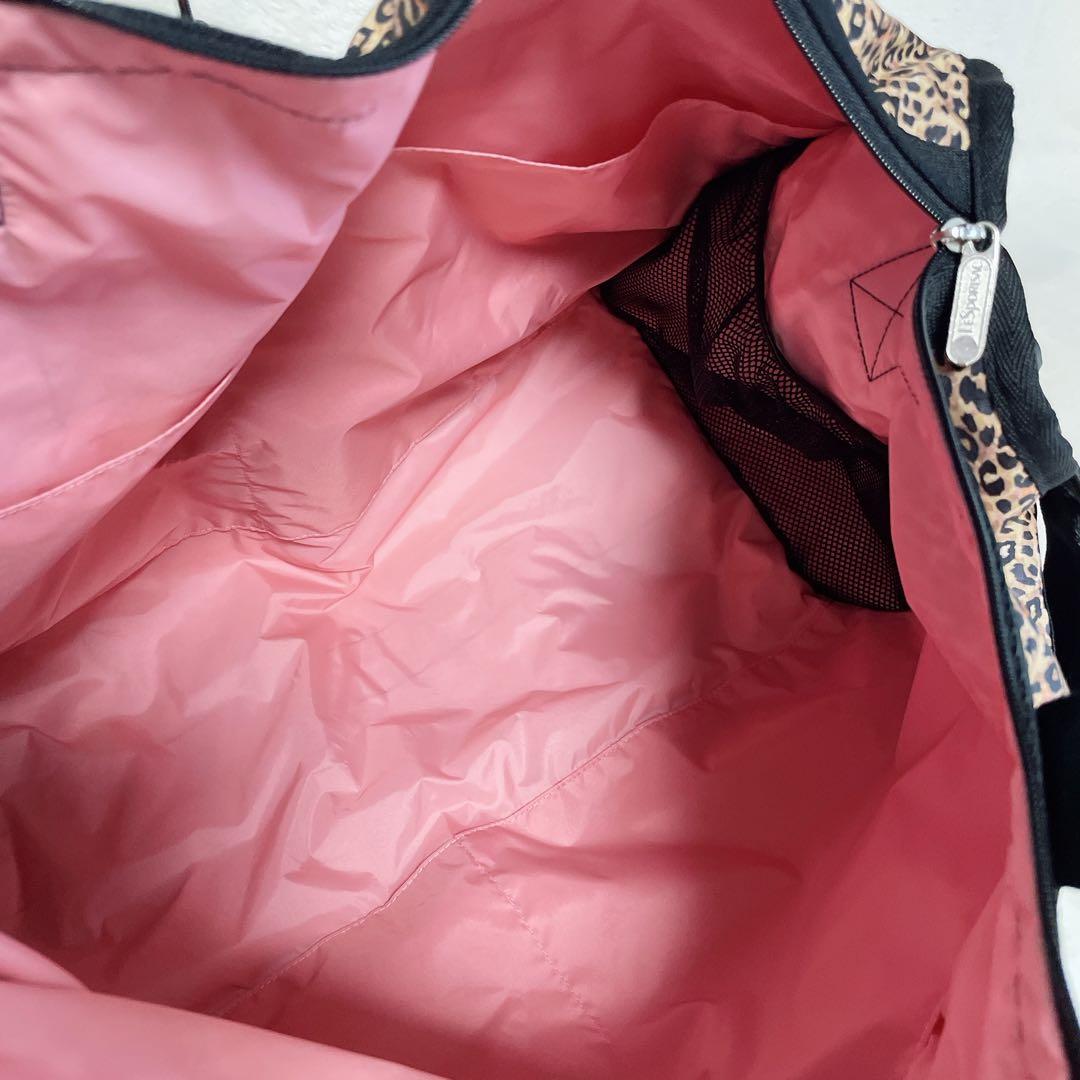 激レア♪ レスポートサック Ｘガール ボストンバッグ レオパード ラージ ポーチ