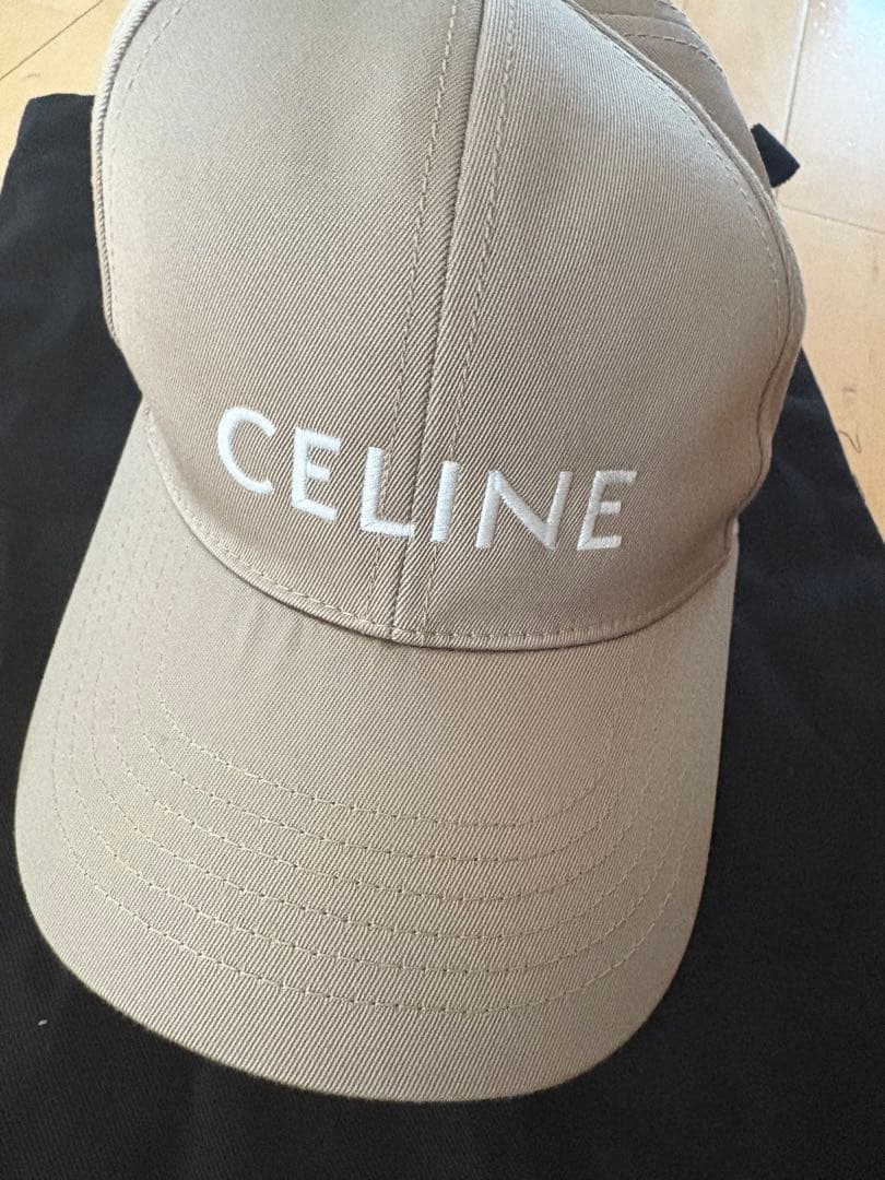 希少⭐︎CELINE ベースボールキャップ　ベージュ