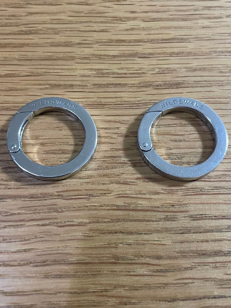 WILDSWANS ワイルドスワンズ カラビナキーリング(M) 2個セット