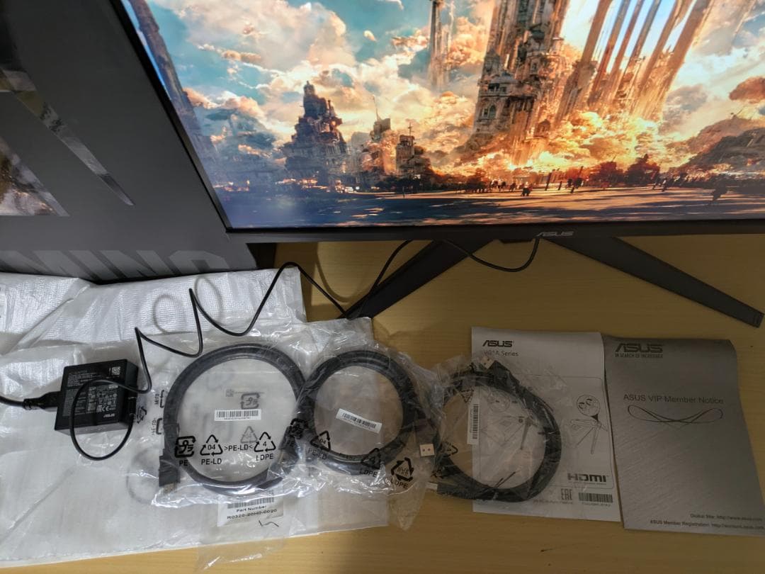 ASUS VG27AQL1A 170Hz IPS WQHD モニター 27インチ