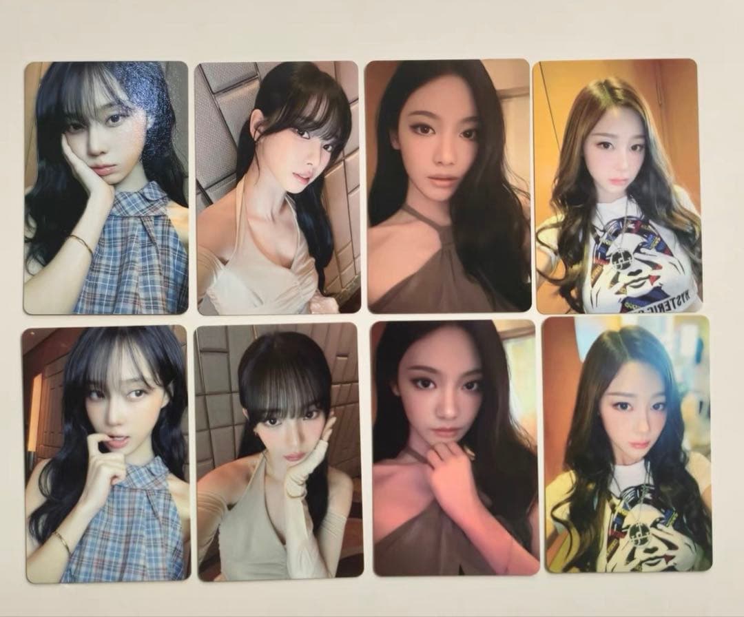 aespa richman popmerch トレカ 上海 8枚セツト A+B