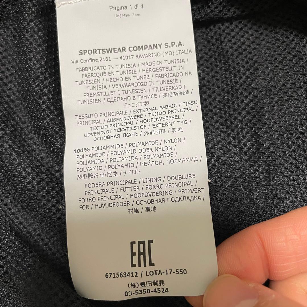 STONE  ナイロンメタル ジップオーバーシャツ BLACK