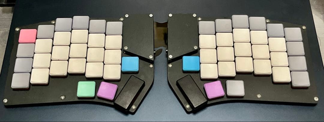 ErgoFine分割キーボード 56キー USB-C Vial対応