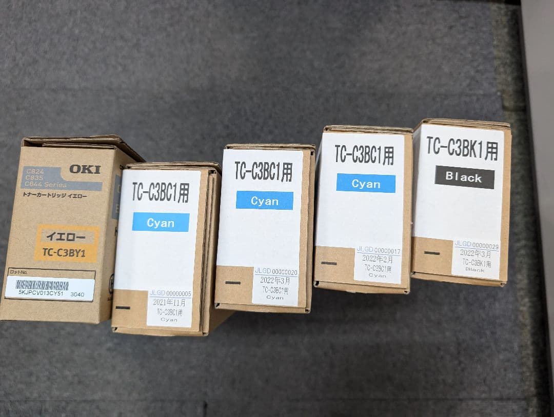 OKI TC-C3BY1 トナーカートリッジ５セット