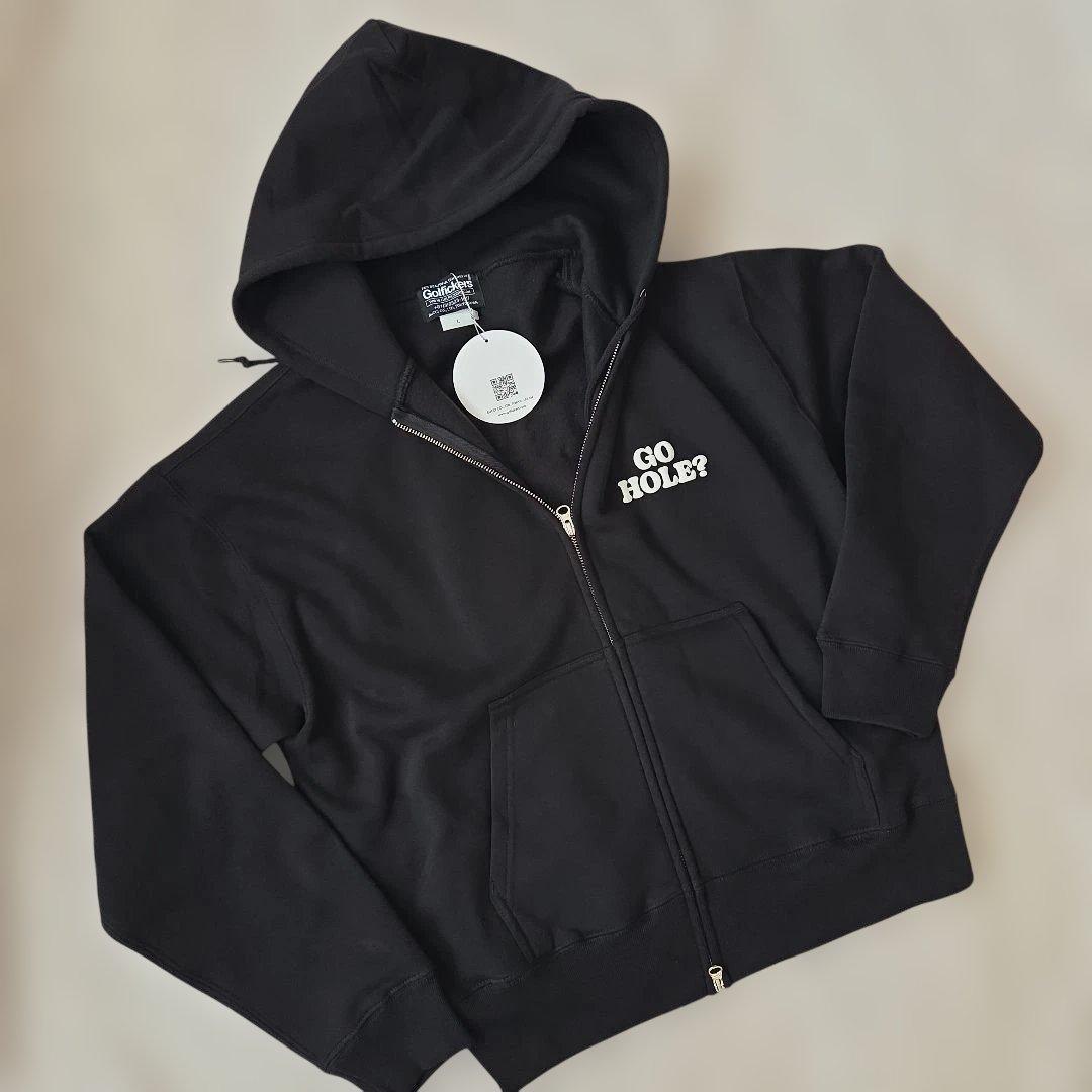 Golfickers ブラックフーディ L