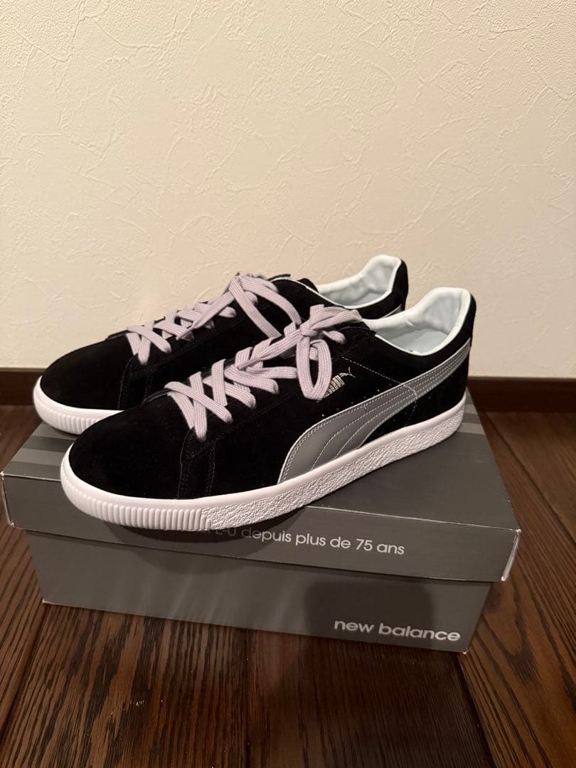 puma mij 黒銀　プーマ　スエード　suede 28