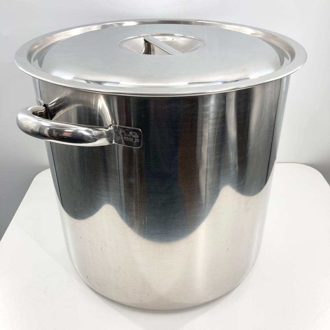 業務用 寸胴鍋 直径36cm 約35L SUS316 モリブデン 大容量