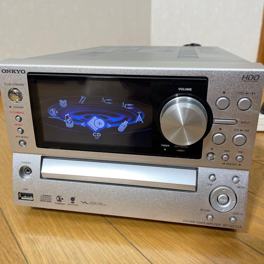 ONKYO CD/HDDチューナーアンプシステム BR-NX10A(S