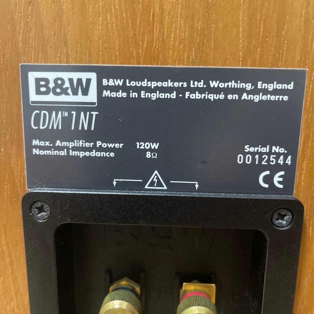 B&W スピーカー　CDM ￼1NT ジャンク品