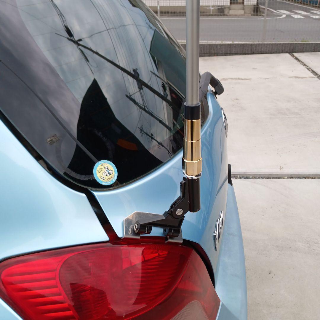 国産パイオニアパーソナルアンテナ・取り付基台風林火山白色