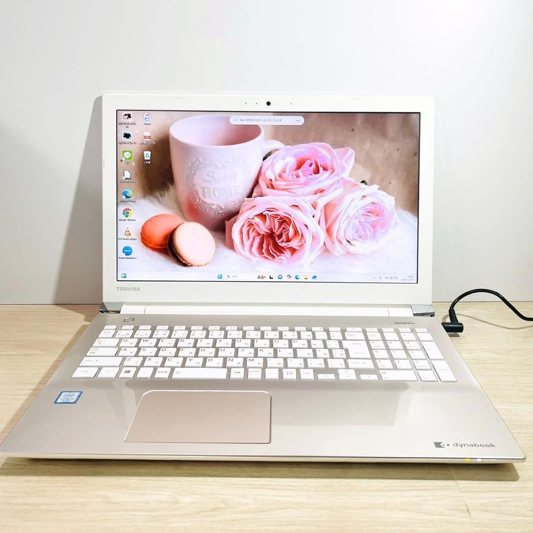 快速SSD❤️メモリ8GB Windows11 東芝 ノートパソコン カメラ