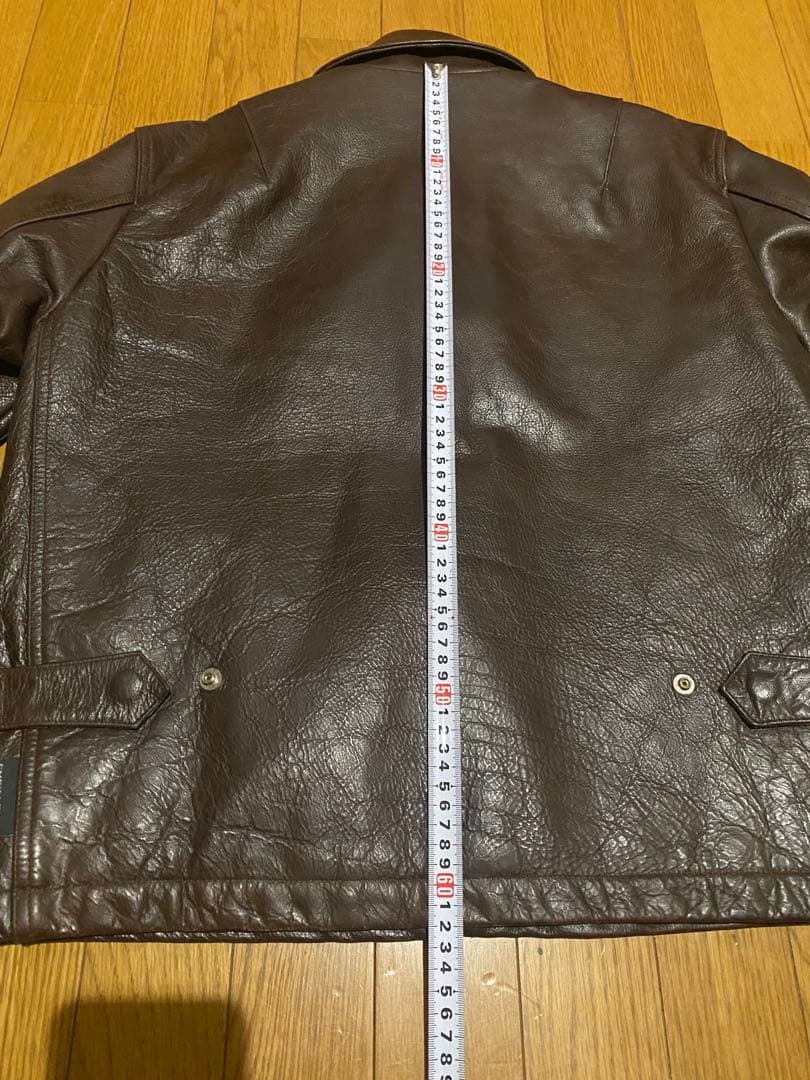 Chevignon（シェビニオン）ダークブラウン レザージャケット