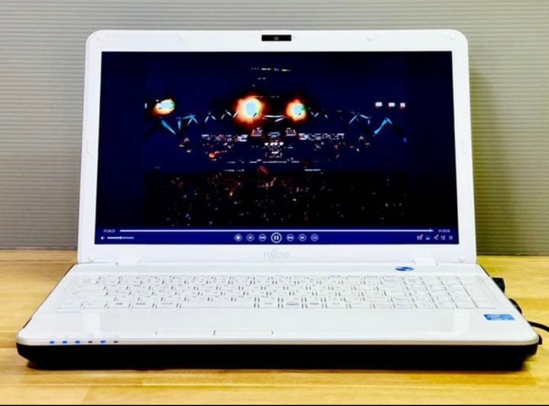 美品★webカメラ♪大容量HDD♪初心者おすすめ人気富士通ノートパソコン