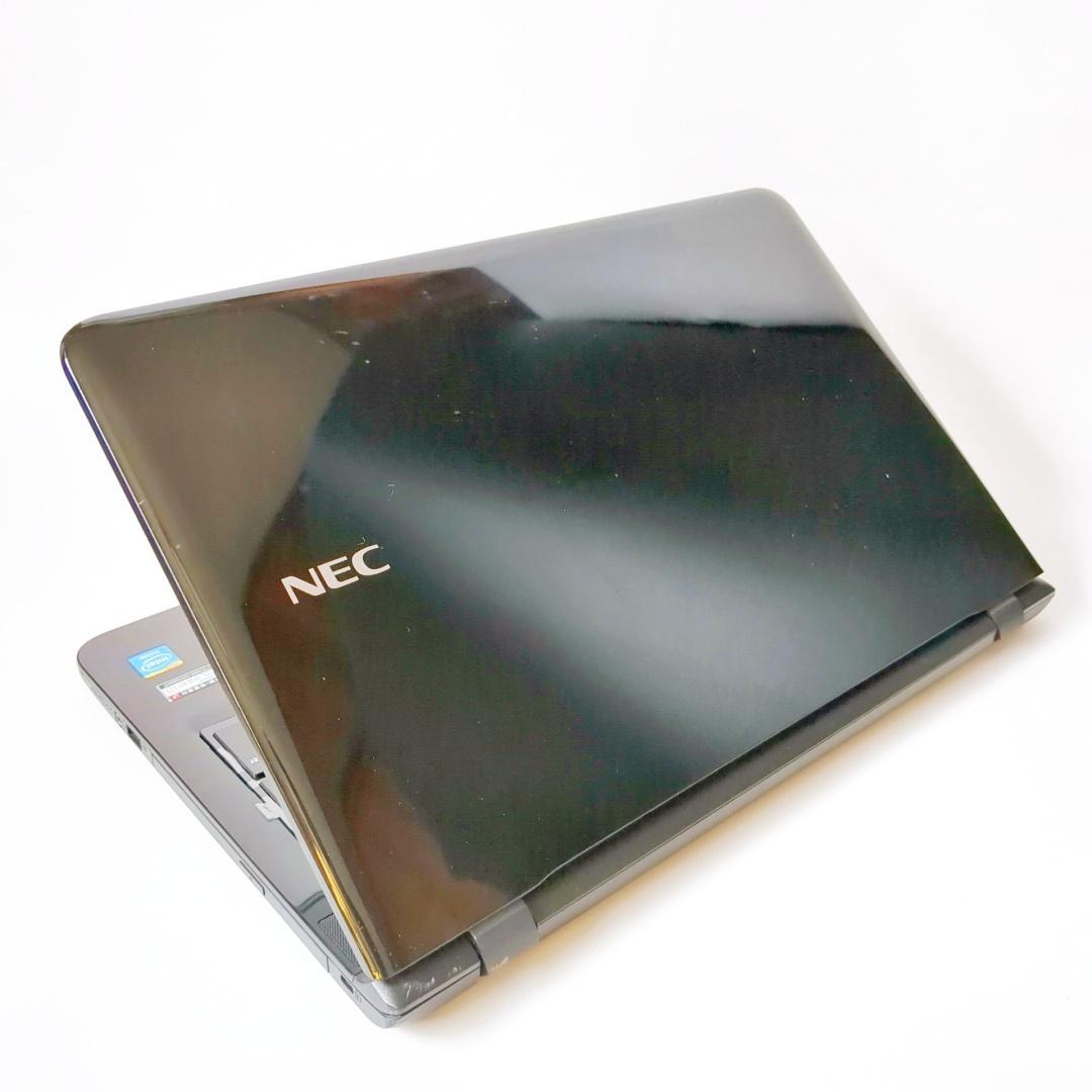 【美品】新品SSD快速⭐カメラ付⭐メモリ8GBで快適♪すぐ使える黒ノートパソコン