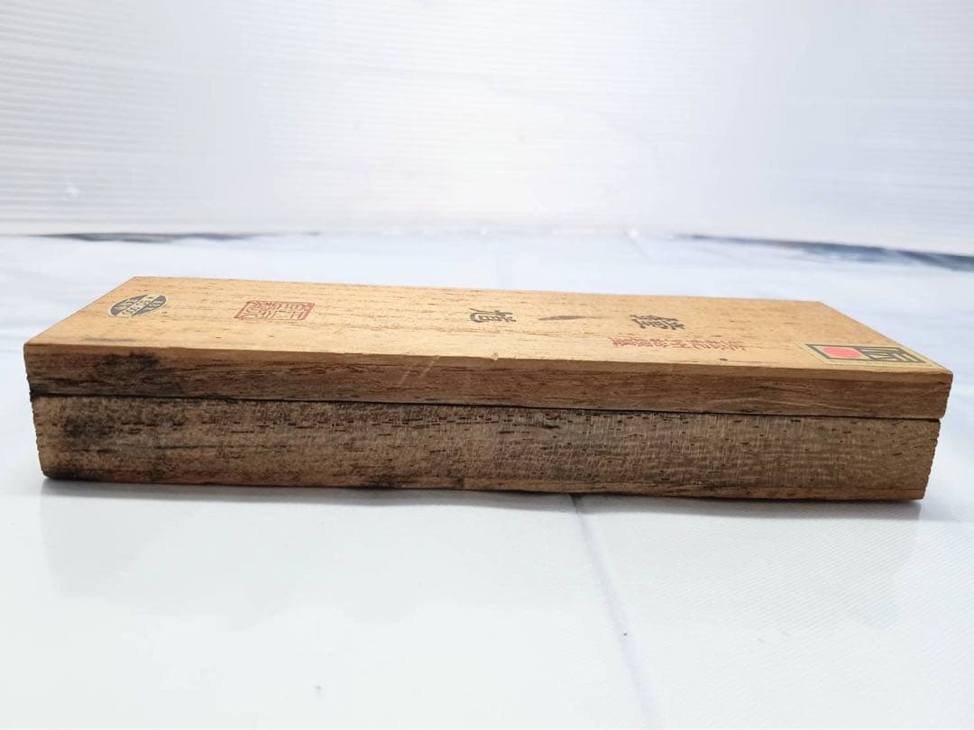 古墨 玉泉堂 生松紀州松煙墨「 鐘馗 」箱入り 墨 書道 アンティーク