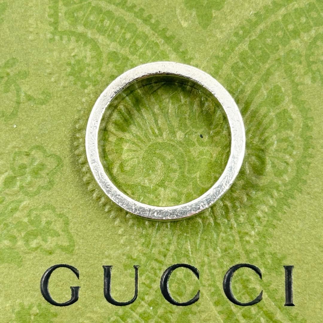 希少✨　グッチ　リング　ゴースト　スカル　ドクロ GG シルバー Ag925