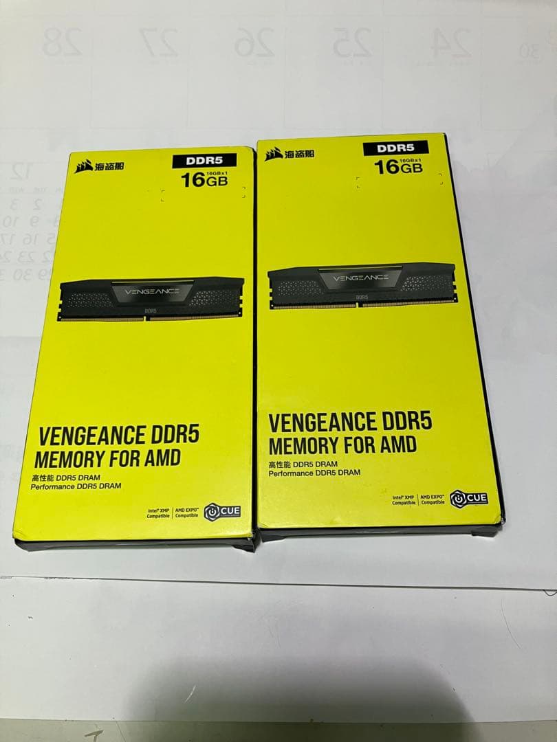 corsair Vengeance DDR5 16GB 6000MHz 2枚