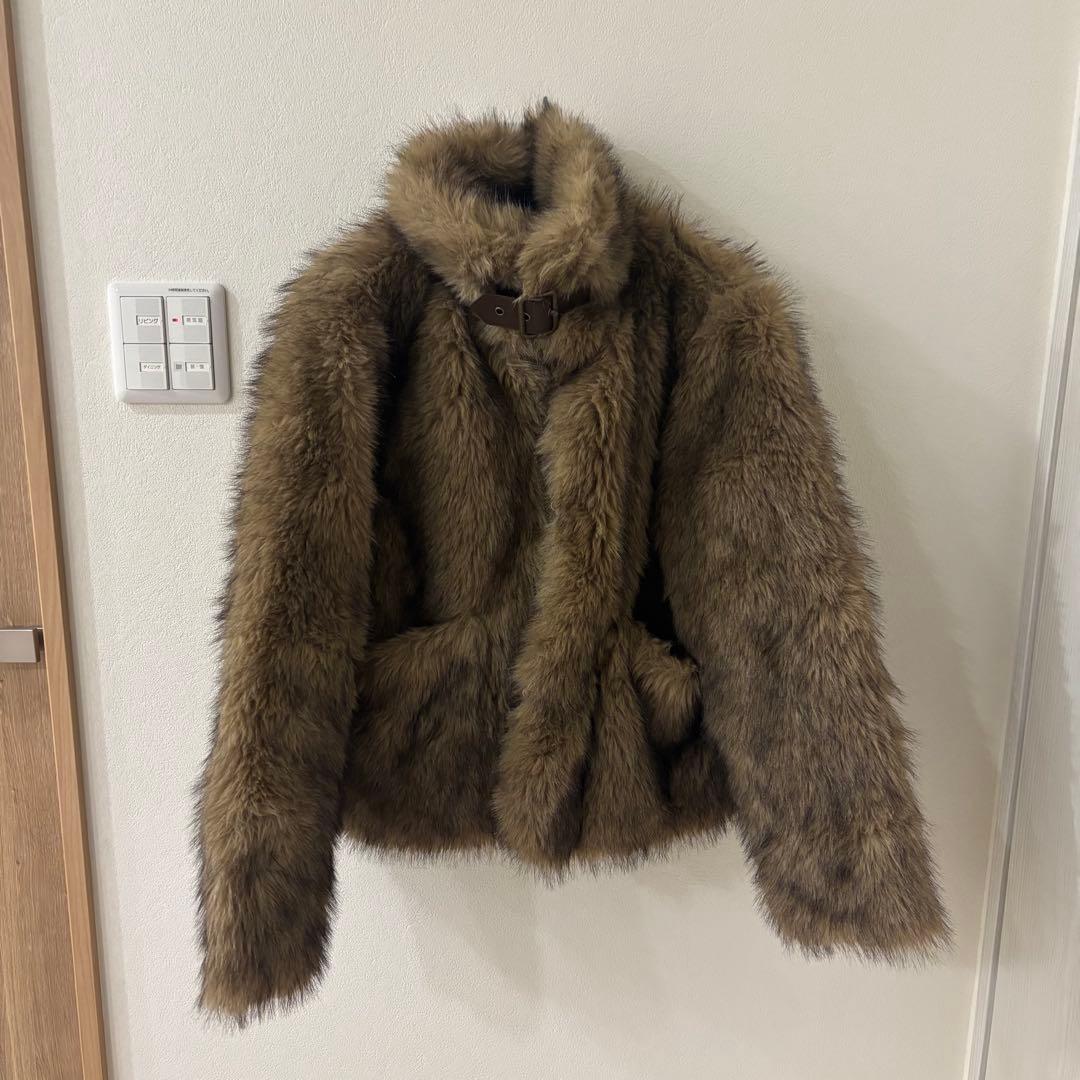 LAGUAGEM POCKET POINT FAUX FUR コート