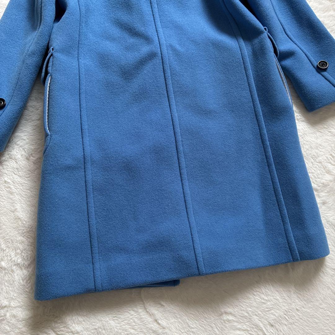 グリーンレーベルリラクシング ダッフルコート ブルー 38 M相当