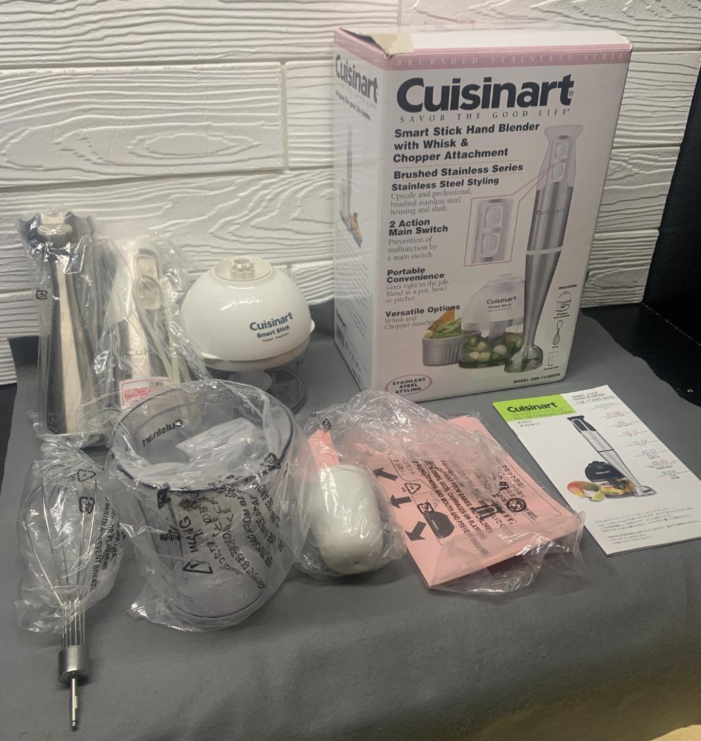 K【保管品】Cuisinart　ハンドブレンダー　CSB77J2BSW