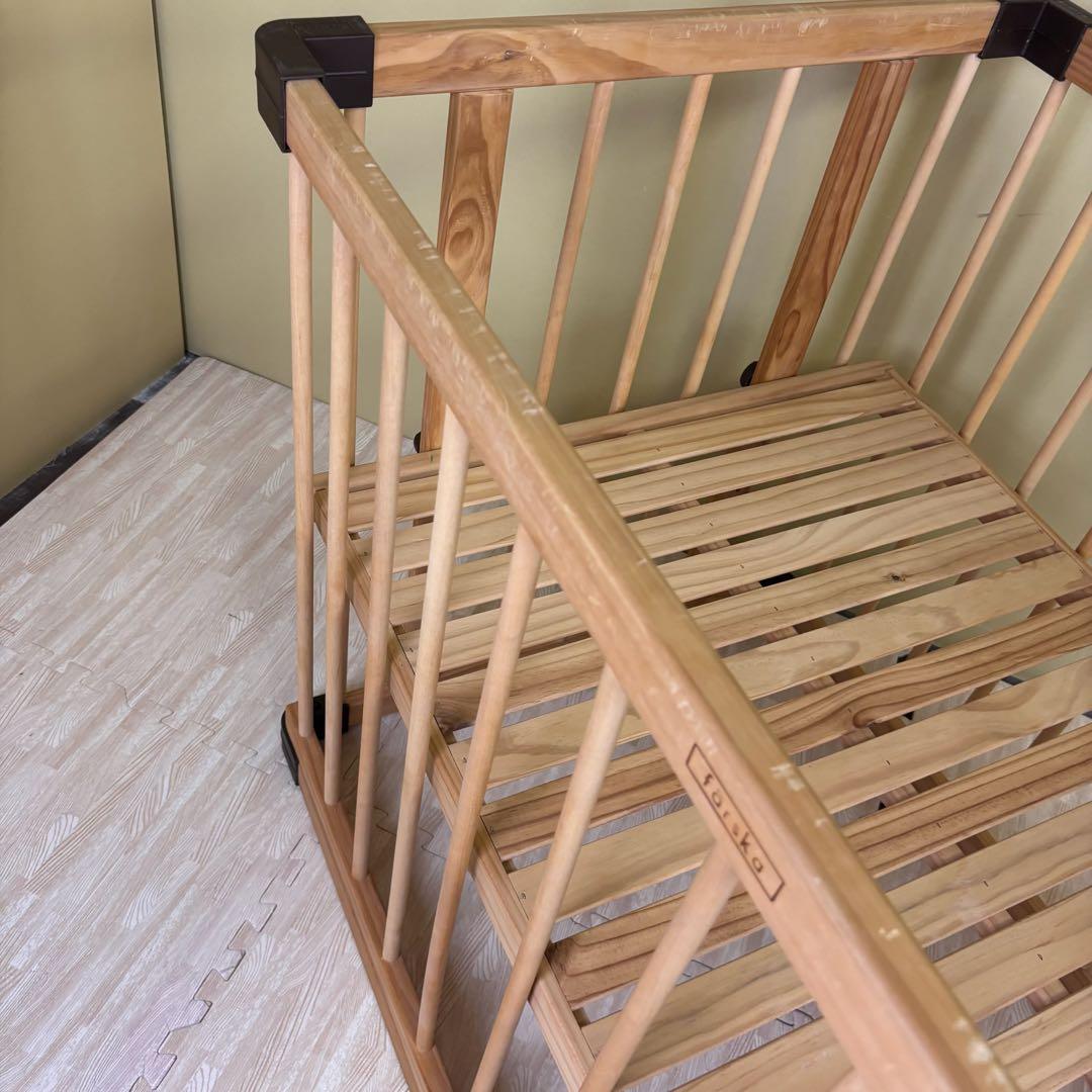 ☆除菌清掃済☆　ファルスカ　ベッドサイドベッド　ナチュラル