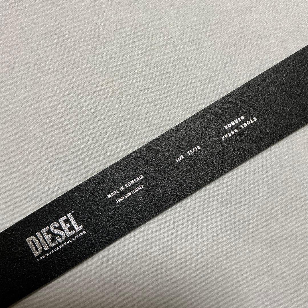 洗練されたデザイン DIESEL　Dロゴベルト　B -1DR 訳あり75