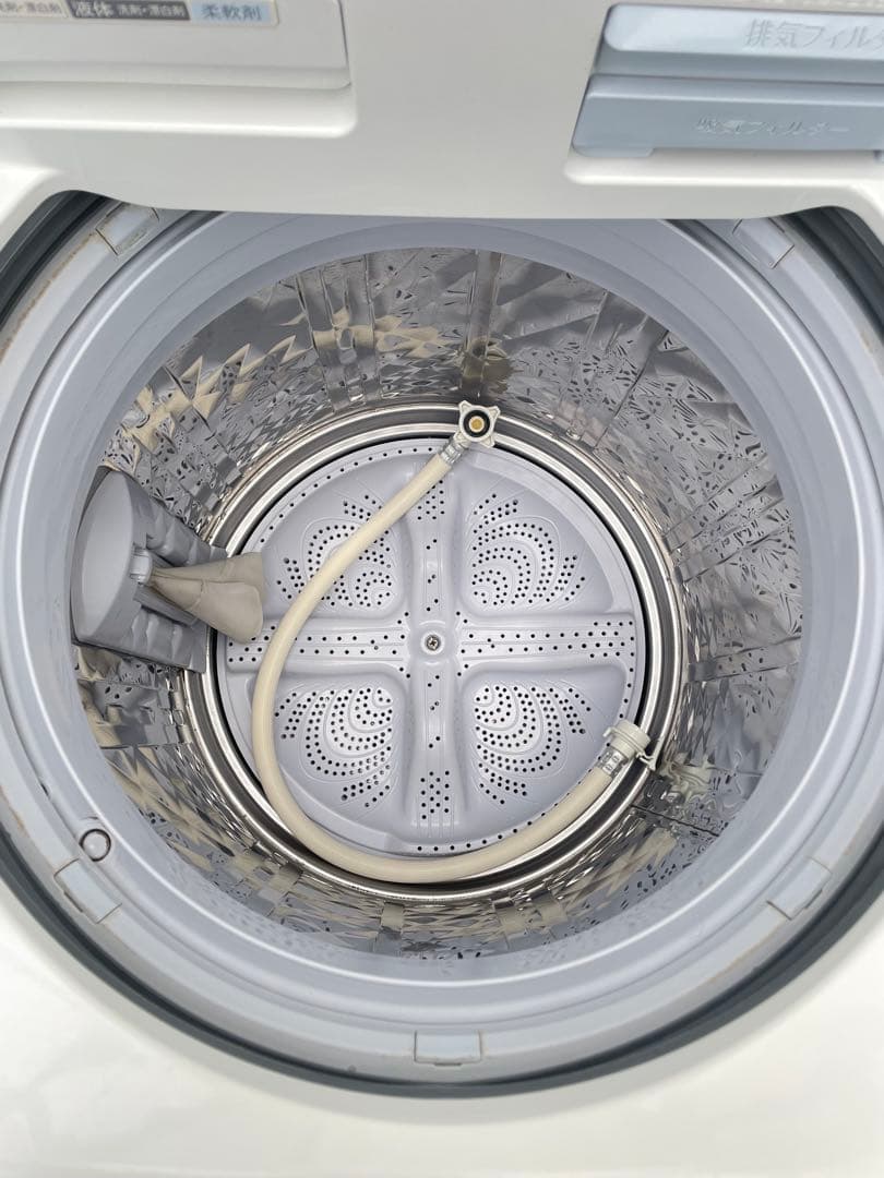 865シャープ 11kg洗濯乾燥機 熱乾燥 タッチパネル 超音波ウォッシャー搭載