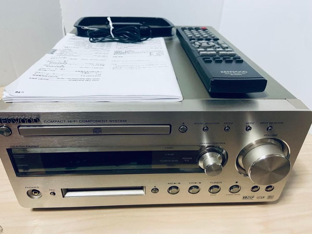 【ジャンク】KENWOOD ミニコンポ R-K700