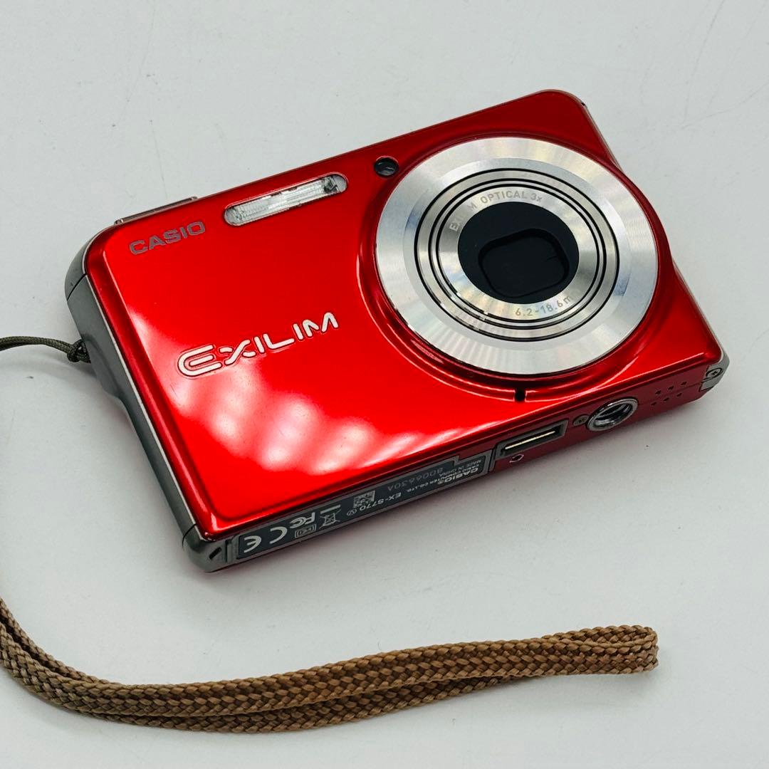 【美品】CASIO EXILIM EX-S770 レッド★希少色・動作確認済み