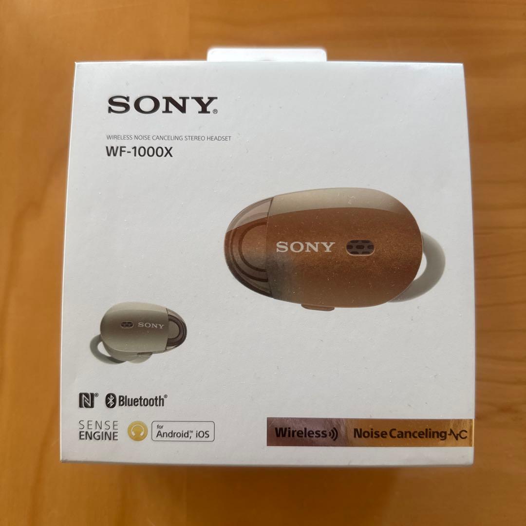 ソニーワイヤレスノイズキャンセリングステレオヘッドセット　WF-1000X