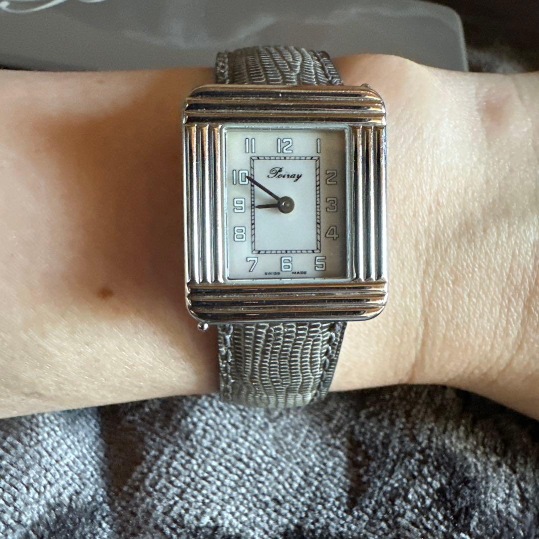 ポアレ　POIRAY マ・プルミエ　電池交換済み 腕時計　純正ベルト2本