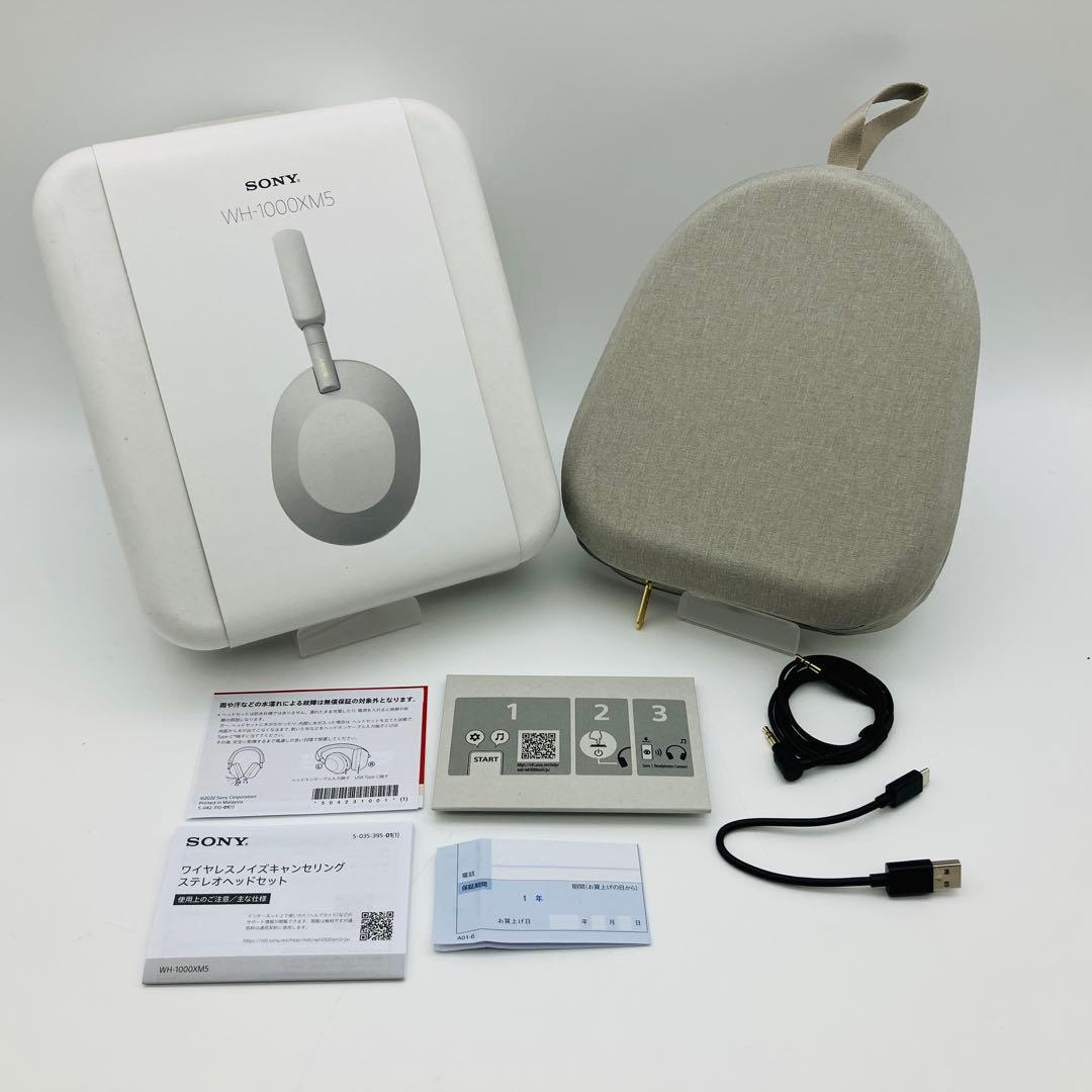 ソニー SONY WH-1000XM5 プラチナシルバー