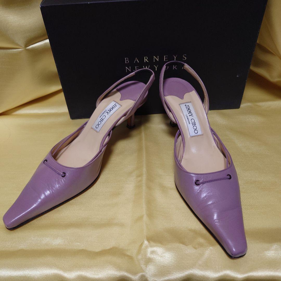 JIMMY CHOO パープル ハイヒール・パンプス
