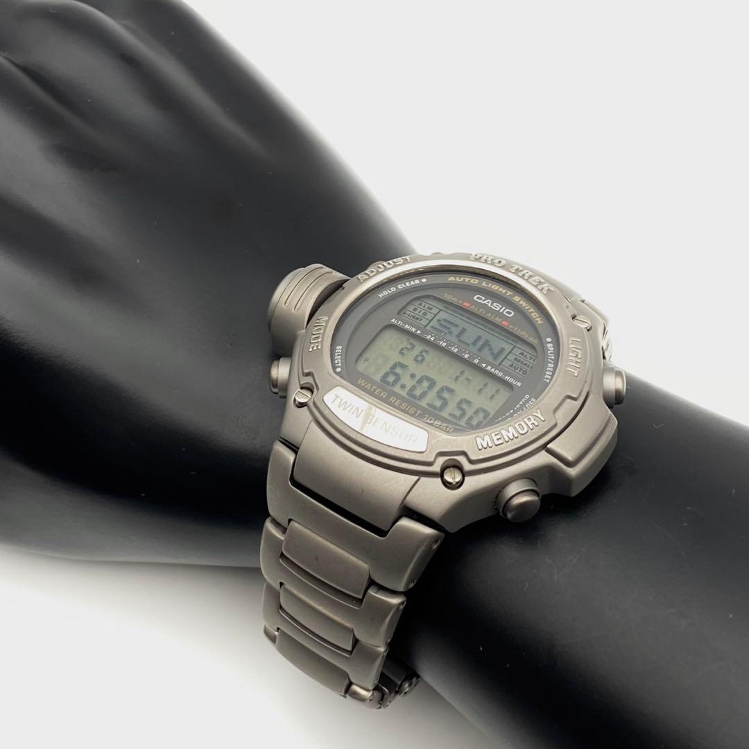 【稼働】CASIO PRO TREK PRT-3000 スクリューバック 美品