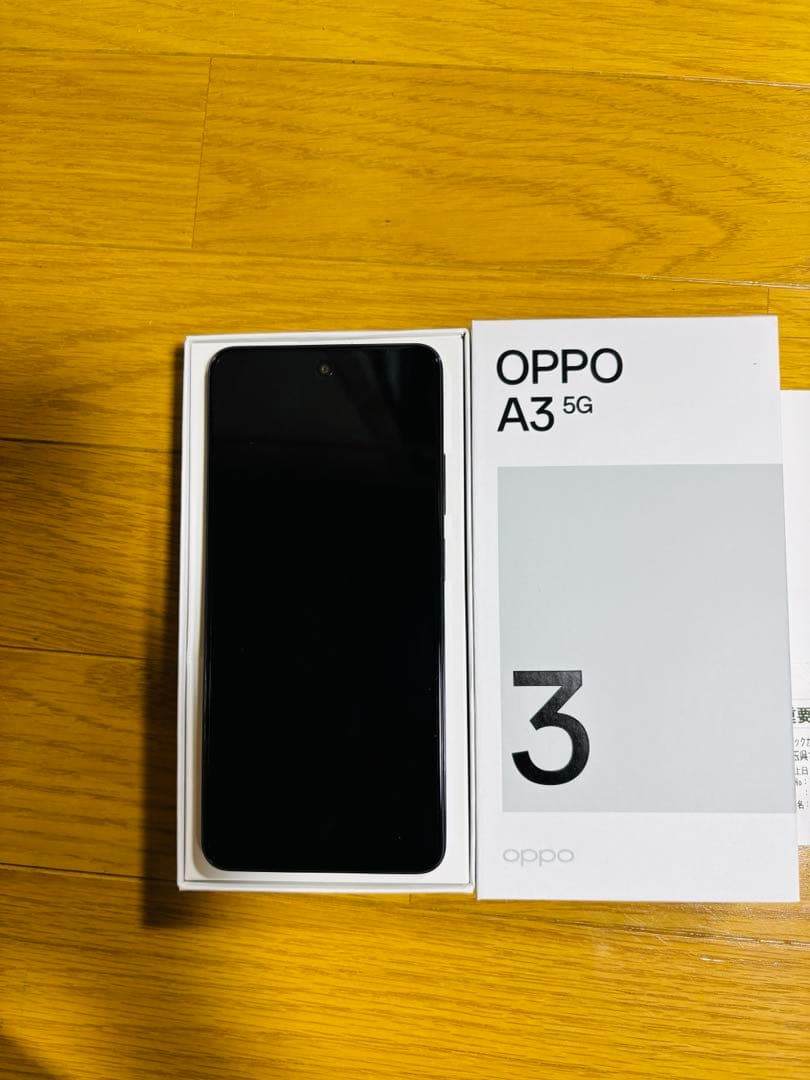 Oppo A3 5G 128GB A402OP SIMフリー ワイモバイル